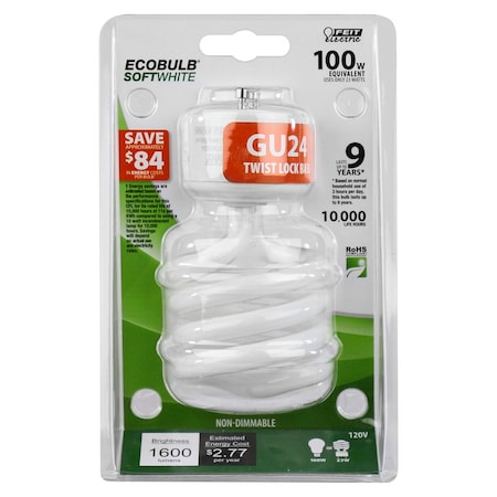 Feit Electric CFL BULB 1600LM 120V 23W BPESL23TM/GU24